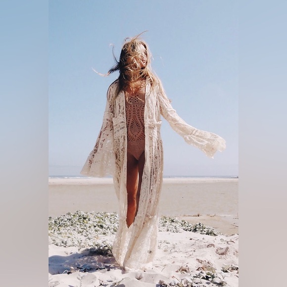 Boston Proper Boho-Flared Dress NWOT BLUE - Picture 9 of 9